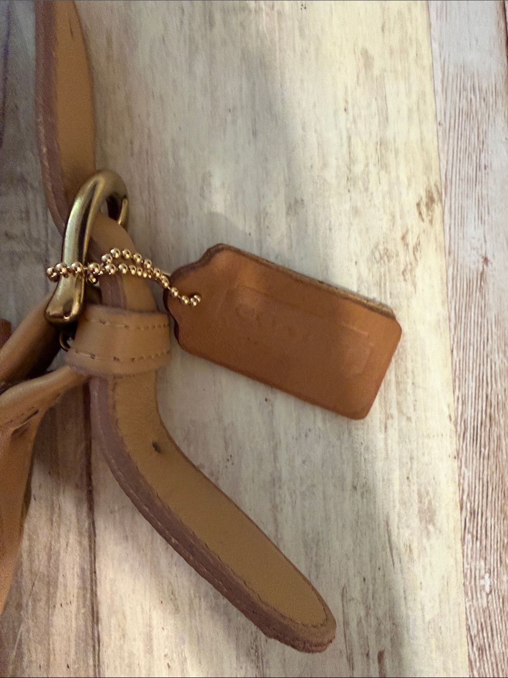 Vintage 90’s Coach Whitney Leather Bag in chamois - Picture 4 of 8